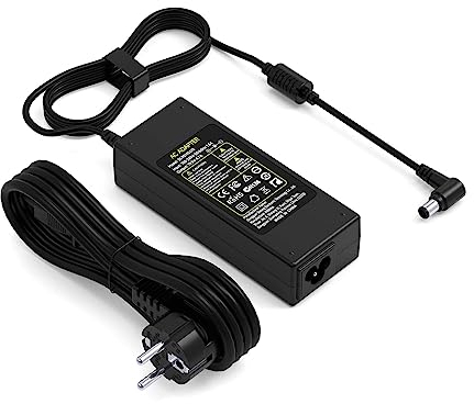 19.5V 90W Chargeur Alimentation pour Compatible avec Sony Bravia TV KDL-24 KDL-32 W600B W650A W700B KDL-40 KDL-42 KDL-48 KDL32W700B KDL48W600B Smart LED LCD HDTV écran TV Chargeur Adaptateur Secteur