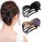 Kavya Grosse Pince Cheveux Femme, 2 Pièce Antidérapante Barettes Cheveux Femme Pince à Cheveux Femme Noir Mat, Accessoires Cheveux Femme