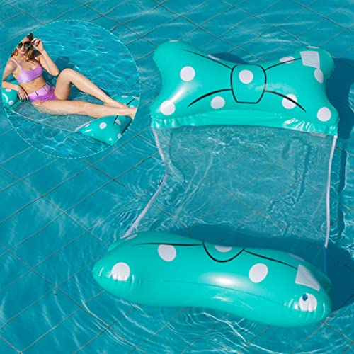 Hamac Flottant, 4-en-1 Hamac Gonflable Piscine Hamac d'eau Gonflable, Hamac pour Piscine, Hamac d'eau Gonflable, Piscine Lit Flottant Chaise Longue Gonflable Hamac pour fête, Piscine (B)