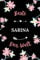Beste Sarina der welt: Notizbuch Sarina Kollegin - 110 linierte Seiten - Geschenk für eine Frauen Sarina personalisiert mit Namen