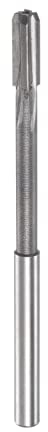 sourcing map Sujeción Escariador 5,6mm H7 C1/K30 Carburo Punta Precisión Rectas Flautas Redondo Vástago Torno Máquina Fresado Cortador