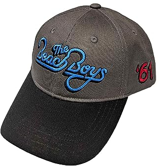 Rock Off officially licensed products The Beach Boys Baseball Cap 65 Band Logo Nue offiziell Schwarz One Size