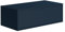 Vente-unique-Mueble Flotante para Lavabo - Color Azul - 94 cm - TEANA II