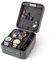 KAMIER Uhrenbox 4, Mechanisches Zahlenschloss Uhrenbox Herren und Damen, Ringe und Uhrenkasten Herren Aufbewahrung Organizer, PU Leder Reise Watch Case, Geschenkidee (mit Geschenkbox)