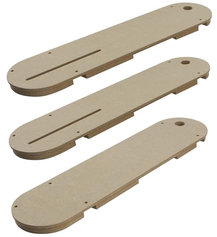 GEAIN D-36 and R-45 For Delta Zero Clearance Inserts, Fits for Delta 36-725 36-725T2, 36-5152, 36-5000, 36-5000T2 Table Saws with Riving Knife Slot (3-Pack)