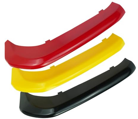 KUNIO Frontgrill Streifen Passt für BMW 1er F20 F21 2015-2019 (11-Grilles) Streifen für Kühlergrill Einsatzleisten Deutschland Flagge Zubehör B