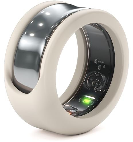 Rinfit Smart Ring Protector - Silikonringverstärker für aktiven Lebensstil und Fitnessstudio - StyleFit U.S. Design-Patent - Stone, Größe 10