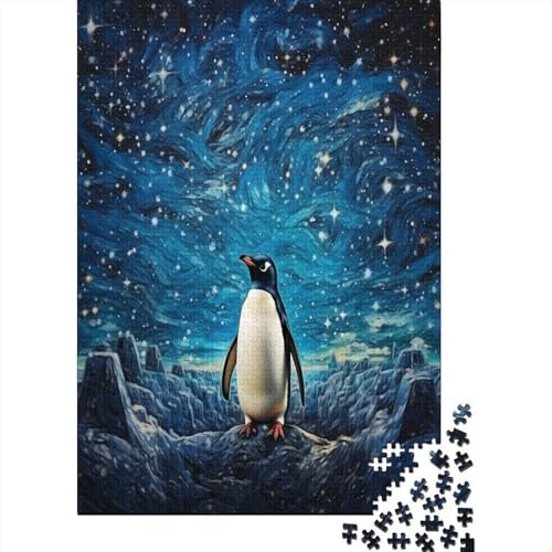 VIAGECSKE Pinguin 1000-Teile Puzzle für Erwachsene und Kinder ab 14 Jahren, Klassisches Tier-Thema, Karton, Jigsaw, 1000 Pcs (75x50cm), 1 Stück