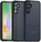 COPIKE Funda Mate para Samsung Galaxy A56 5G y Protector de Cámara, Carcasa Antigolpes Helada Translúcida Antihuellas con 2 Piezas Cristal Templado, Negro