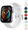 Meliya Correa para Huawei Watch Fit 3 Mujer Hombre,Pulsera Suave Silicona Deportiva para Huawei Watch Fit 3(Blanco)