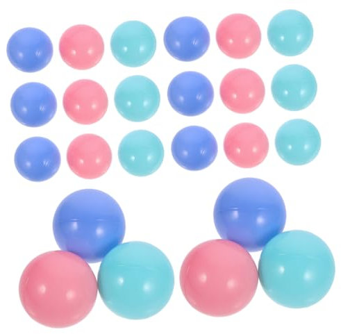 Toyvian 100piezas Bolas Piscina Infantiles Macaron Colores Pastel Resistentes Fiesta Ball Pits para Niño Niña y Piscina Exterior