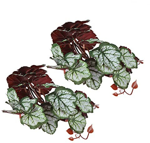 La Plante en Plastique Artificielle, La Texture Douce, La Meilleure Façon de Créer une Forêt Tropicale, une Décoration de Poisson, Est Livrée avec des Ventouses, Facile à Installer, Idéale pour les