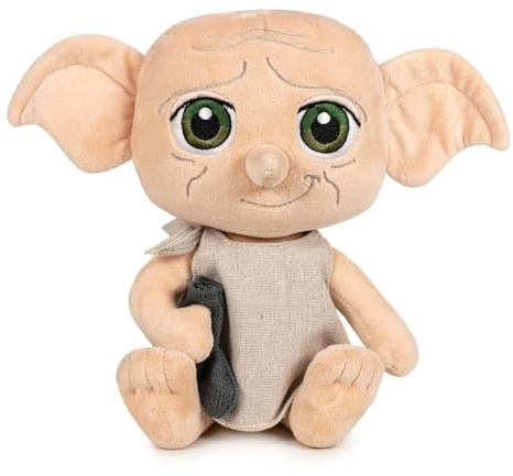 Play by Play Harry Potter Magische Freunde Plüsch Dobby sitzender Hauself - Höhe 16 cm - Mehrfarbig - 760025447