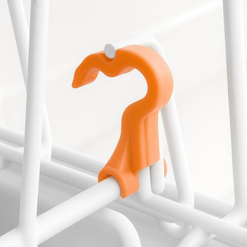 Sintrix Fab 2 Lower Basket Levers Compatible with Miele Dishwasher G4xxx to G7xxx Models - Reinforced Design for Locking Folding Spikes / Spike Rows in the Dish Rack Suitable for 7506590