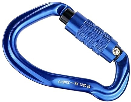 Moschettone da Arrampicata Ganci in Alluminio Resistente
