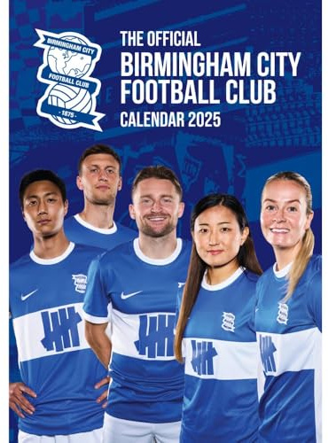 Official Birmingham City A3 Calendar 2025