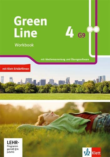 Green Line 4 G9: Workbook mit Mediensammlung und Übungssoftware Klasse 8 (Green Line G9. Ausgabe ab 2019)
