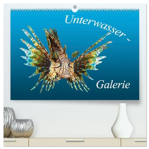 Unterwasser-Galerie (hochwertiger Premium Wandkalender 2026 DIN A2 quer), Kunstdruck in Hochglanz: Sehr nah - Sehr intensiv - Leben im Meer (CALVENDO Tiere)