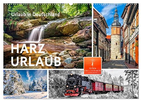 Harz - Urlaub (Wandkalender 2026 DIN A2 quer), CALVENDO Monatskalender: Der Harz, wunderschöne Landschaft mit vielen Facetten und attraktives Urlaubsziel. (CALVENDO Natur)