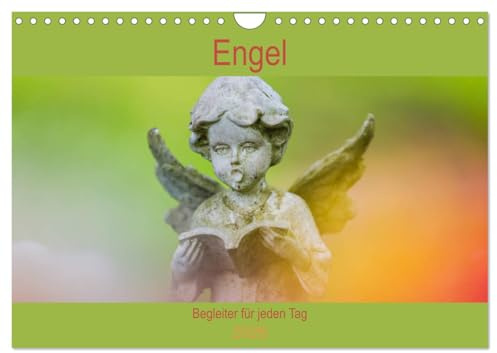Engel - Begleiter für jeden Tag (Wandkalender 2026 DIN A4 quer), CALVENDO Monatskalender: Farbenfrohe Engel der Liebe (CALVENDO Natur)