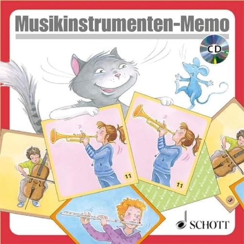 Schott Music Musikinstrumenten-Memo, White