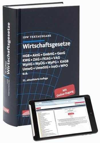 Wirtschaftsgesetze: IDW Textausgabe