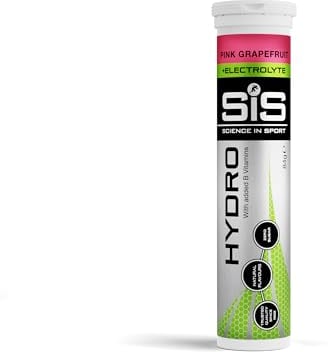 Science in Sport HYDRO Tabletten 20 Stk. Pink Grapefruit - Elektrolyte Tabletten, Vegan & glutenfrei, Brausetabletten für einen ausgeglichenen Elektrolyte-Haushalt (Verpackung kann variieren)
