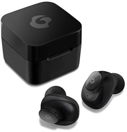 GLIDiC Sound Air TW-5000s True Wireless Earbuds – In-Ear-Bluetooth-Kopfhörer mit Mikrofon – Pro-Stereo-Sound, schweißfest, für Sport/Workout/Fitnessstudio, mit Ladehülle (schwarz)