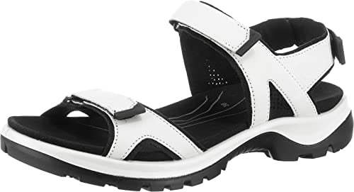 ECCO Damen Offroad Sandalen, Weiß, 37 EU