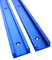 Mioloe T-Schienen Aluminium-Gehrungs-Gehrungsklemme, Laschen-Schienen-Schablone, Befestigungsschienen-Schablone T-Nut-Schablone für Routertisch (500mm, Blau)