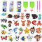 NC 28 Stücke 5D DIY Diamantmalerei Kits für Kinder, DIY Diamant Aufkleber Kit, 5D Diamand Painting Set für Kinder Diamond Dots Kits Malen nach Zahlen Diamant Painting Puzzles Aufkleber für Notebook