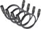 (Paquete de 4) 3 pines XLR cables, DMX cable de conexión de señal, 1,2 m / 3,94 pies cables de luz de escenario con enchufes macho y hembra XLR de para todas las luces LED de cabeza móvil Par Light