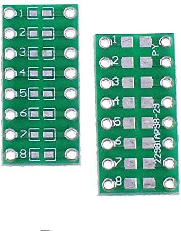 Reland Sun 10 Stück SMD auf DIP Adapter PCB Proto Board Kit SOP8 SOP10 SOP14 SOP16 SOP20 SOP24 SOP28 0402/0603/0805 SMT SOT89/SOT223 TQFP100 QFN32 QFN44/48 Adapterplatine (0402-0603-0805 SMT)