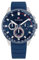 Tommy Hilfiger Montre Analogique Multifunction à Quartz pour Homme avec Bracelet en Silicone Bleu - 1791970