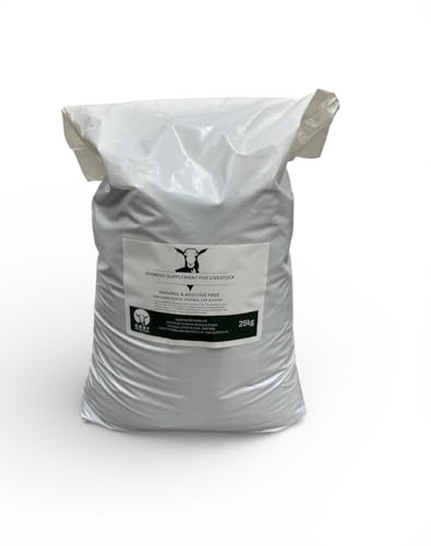 GOAT NUTRITION EST. 1981 Seaweed 25kg | Organic Granular Seaweed Plant Food | Ascophyllum Nodosum | Rich in Vitamins, Minerals & Trace Elements | For Pets & Livestock | GMO Free