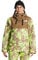 THE NORTH FACE Damen Skijacke Tanager, Utility Brown Prairie Pinsel, Druck/TNF Black, Small