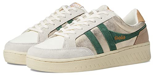 Gola Superslam Blaze Sneaker Damen Beige/Gold/Grün - 39 - Sneaker Low Shoes
