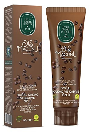 ZAHLSEL TUNCER Natürliche Kakao Und Kaffee Extrakt Zahnpasta, 90ml