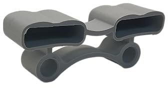 Generisch Wiedergutschlafen 10er Set Kappen zur Befestigung von Leisten im Lattenrost (126_40x30x12 mm (Duo))