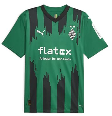 PUMA Herren Fußballtrikot BMG 23-24 Auswärts Power Green-puma Black L