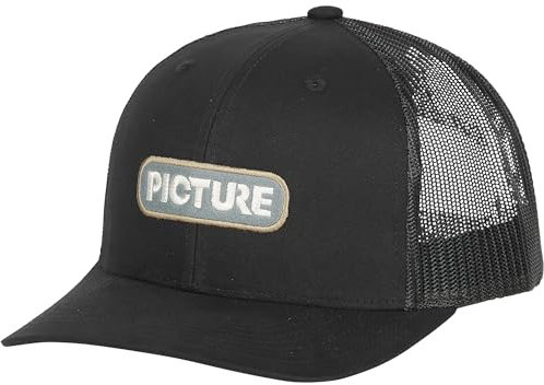Picture Unisex Byam Trucker Cap, a Black, ONE Size