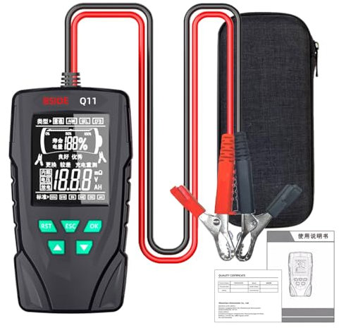 KKnoon Electric Battery System Tester Multifunctional Battery Internal Resistance Voltage Discharge Current Battery Power Lifesapn Test Meter Digital Display with Voice Broadcasting