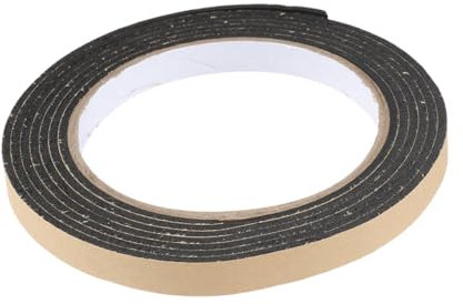 Healeved 2m Fouling Strip for Gas Stove Cooker Slit Sealing Tape for Windows Kitchen Tool Sealing Strip and Dustproof Black Insulation Tape for Oven Seal Replacement