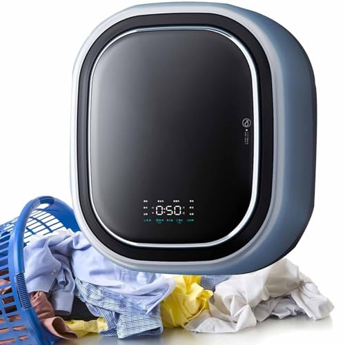 DDZJTPP Fully Automatic Washing Machine and Dryer,3kg Capacity Front Load Washing Machine,Electric Compact Washing Machine,High Temperature Boiling Washing,for Bathroom,Kitchen