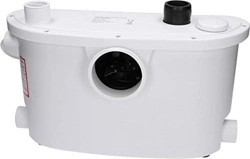 BAYSTONE Macerator Waste Pump 4 Inlets Quiet IP54 Rated Domestic Bathroom Toilet Basin Shower Bath