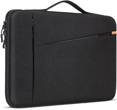 DOMISO 17,3 Zoll Laptop Hülle Notebook Tasche Wasserdicht Notebooktasche Stoßfestes Schutzhülle für HP, Dell, Asus Notebook,Schwarz