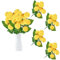 astylishome Dekoblumen Künstlich Hortensie Unechte Blumen Kleine Kugel Künstliche Blume Braut Hochzeitsblumenstrauß für Haus Garten Party Blumenschmuck 0506