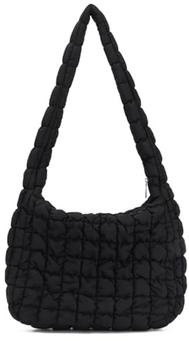 LHHMZ Gesteppte Tragetasche Puffer Umhängetasche Große Leichte Hobo-Tasche Mit Polsterung