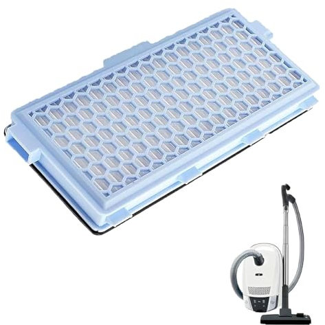 VZU SF-AA50 Active AirClean Filter Compatible with Miele S4 S5 S6 S8 S4000 S5000 S6000 S8000 Series, Compact C1, C2, Complete C2, C3 Vacuum Cleaner, for Miele Filter Vacuum (Blue)