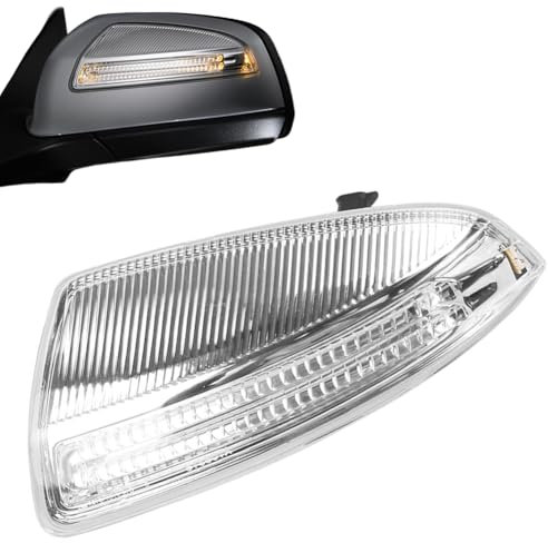 HHAWYY Links Rechts Außenspiegel Blinker für Benz W164 W204, Blinkerersatz, Inkl. Glühlampengläser, 2048200721 2048200821,Left